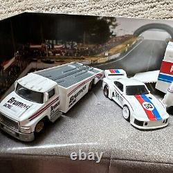 HOT WHEELS BRUMOS PORSCHE 935 & VW BUS & HAULER & truck 4 SET Custom Repack BOX