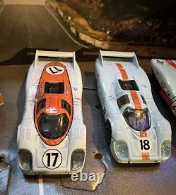HOT WHEELS Custom 1971 Wyer Gulf Team PORSCHE 917 24 Hours LeMans 4 Set Box