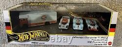 HOT WHEELS Custom 1971 Wyer Gulf Team PORSCHE 917 24 Hours LeMans 4 Set Box