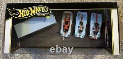 HOT WHEELS Custom 1971 Wyer Gulf Team PORSCHE 917 24 Hours LeMans 4 Set Box