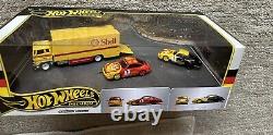 HOT WHEELS Custom 3 Set CARRERA CUP PORSCHE 911 (964) #1 & 2 SHELL truck Repack