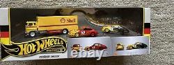 HOT WHEELS Custom 3 Set CARRERA CUP PORSCHE 911 (964) #1 & 2 SHELL truck Repack