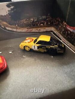 HOT WHEELS Custom 3 Set CARRERA CUP PORSCHE 911 (964) #1 & 2 SHELL truck Repack