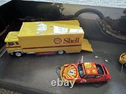 HOT WHEELS Custom 3 Set CARRERA CUP PORSCHE 911 (964) #1 & 2 SHELL truck Repack