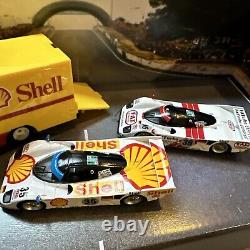 HOT WHEELS Custom 3 Set PORSCHE 962 1994 LeMans Winner + SHELL SPRINTER truck