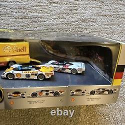 HOT WHEELS Custom 3 Set PORSCHE 962 1994 LeMans Winner + SHELL SPRINTER truck