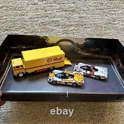 HOT WHEELS Custom 3 Set PORSCHE 962 1994 LeMans Winner + SHELL SPRINTER truck