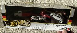 HOT WHEELS Custom 4 Set BOX PORSCHE Carrera 6 & 356 Coupe Vintage RENNSPORT