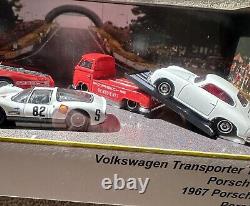 HOT WHEELS Custom 4 Set BOX PORSCHE Carrera 6 & 356 Coupe Vintage RENNSPORT