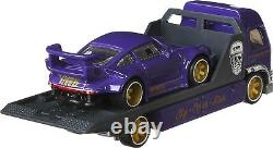 HOT WHEELS TEAM TRANSPORT #17 Purple RWB PORSCHE 930 Aero Lift withProtector