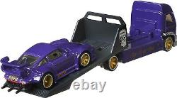 HOT WHEELS TEAM TRANSPORT #17 Purple RWB PORSCHE 930 Aero Lift withProtector