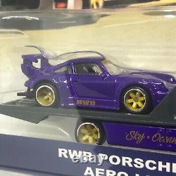 HOT WHEELS TEAM TRANSPORT #17 RWB PORSCHE 930 Purple SOLD OUT ships withProtector