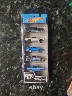 Hot Wheel 164 2020 Fast & Furious 5 Pack Skyline GT-R Mustang Porsche 911 GMG69