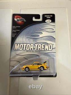 Hot Wheels 100% Motor Trend Magazine porsche 930 Turbo Yellow 1/4