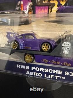 Hot Wheels 164 RWB Porsche 930 and Aero Lift Vehicle GJT37