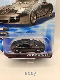 Hot Wheels 2009 Speed Machines Porsche Cayman S BLACK 1/64 Deluxe Details