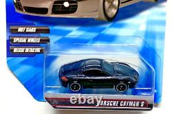 Hot Wheels 2009 Speed Machines Porsche Cayman S BLACK 1/64 Deluxe Details