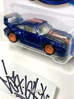 Hot Wheels 2015 Super Treasure Hunt Porsche 993 GT2 withFull Cage Real Riders