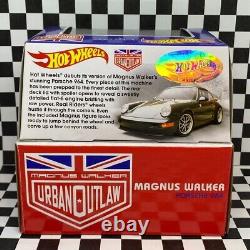 Hot Wheels 2019 RLC Magnus Walker Urban Outlaw Black Porsche 964 with Figurine