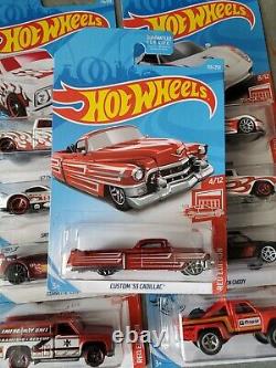 Hot Wheels 2019 Target Red Edition Complete Set 1 thru 12 Very Hard to Find