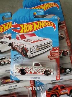 Hot Wheels 2019 Target Red Edition Complete Set 1 thru 12 Very Hard to Find