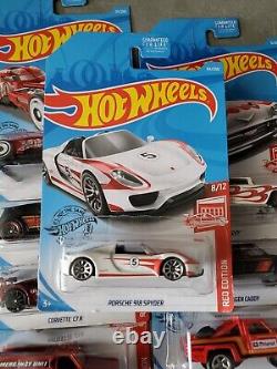 Hot Wheels 2019 Target Red Edition Complete Set 1 thru 12 Very Hard to Find