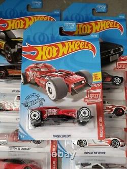 Hot Wheels 2019 Target Red Edition Complete Set 1 thru 12 Very Hard to Find