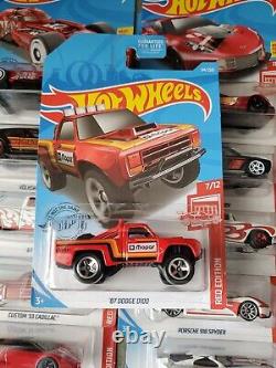 Hot Wheels 2019 Target Red Edition Complete Set 1 thru 12 Very Hard to Find