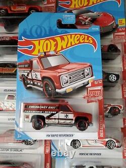 Hot Wheels 2019 Target Red Edition Complete Set 1 thru 12 Very Hard to Find