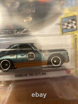 Hot Wheels 2021 Super Treasure Hunt Gulf Porsche 356 Outlaw CAST ERROR