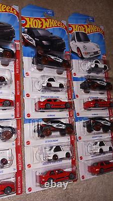 Hot Wheels 2024 Target Red Edition Toyota Tacoma Porsche 964 BMW M3 Lot Of 36