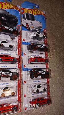 Hot Wheels 2024 Target Red Edition Toyota Tacoma Porsche 964 BMW M3 Lot Of 36