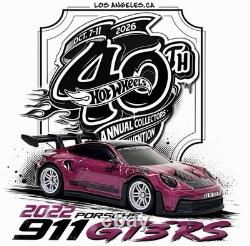 Hot Wheels 2026 40th LA Convention Porsche 911 GT3 RS Purple Carded! PRESALE