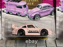 Hot Wheels Bug Jam 2022 Jimmy's Toy Box Porsche 993 GT2, VW Bug, VW T1, VW Kombi