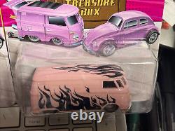 Hot Wheels Bug Jam 2022 Jimmy's Toy Box Porsche 993 GT2, VW Bug, VW T1, VW Kombi