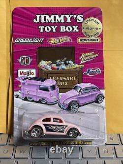 Hot Wheels Bug Jam 2022 Jimmy's Toy Box Porsche 993 GT2, VW Bug, VW T1, VW Kombi