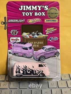 Hot Wheels Bug Jam 2022 Jimmy's Toy Box Porsche 993 GT2, VW Bug, VW T1, VW Kombi