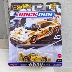 Hot Wheels CUSTOM MADE Porsche 911 GT3 Roxy Chase GOLD & Porsche Rexy Green LOT