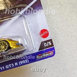 Hot Wheels CUSTOM MADE Porsche 911 GT3 Roxy Chase GOLD & Porsche Rexy Green LOT