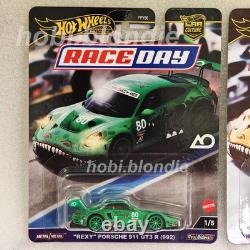 Hot Wheels CUSTOM MADE Porsche 911 GT3 Roxy Chase GOLD & Porsche Rexy Green LOT