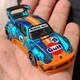 Hot Wheels CUSTOM Made Porsche 930 RWB Gulf Real Riders CHROME BLUE