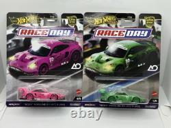 Hot Wheels Car Culture Race Day Porsche 911 GT3 Roxy AND Rexy CHASE (BRAND NEW)