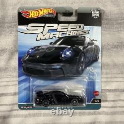 Hot Wheels Car Culture Speed Machines Chase Porsche 911 1/64 Car Black (HKC45)