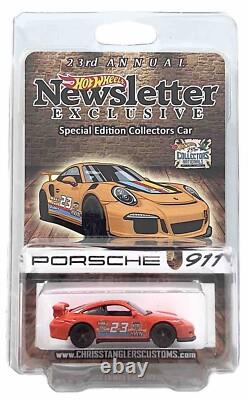 Hot Wheels Collectors Nationals Porsche 911 Gt3 Rs Newsletter Exclusive 1/120
