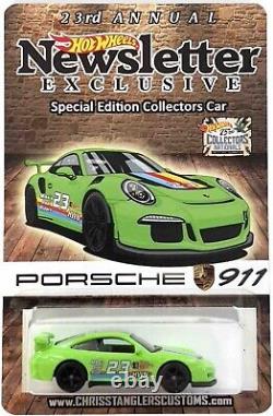 Hot Wheels Collectors Nationals Porsche 911 Gt3 Rs Newsletter Exclusive 1 Of 120