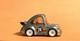 Hot Wheels Employee Tooned Porsche Loose No Box
