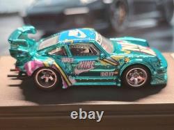 Hot Wheels Full Custom Hydrochromed Porsche RWB Nike SHOP164 Exclusive