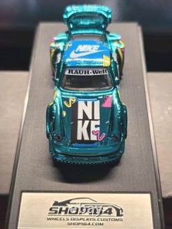 Hot Wheels Full Custom Hydrochromed Porsche RWB Nike SHOP164 Exclusive