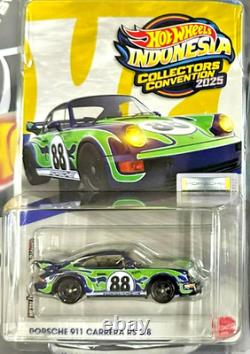 Hot Wheels Indonesia Convention 2025 Porsche 911 Carrera RS 3.8 Set WithBox Right
