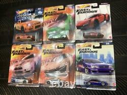 Hot Wheels Lot Of 30 Premium Fast & Furious Cars Some VHTF Nissan Porsche Acura